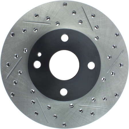 Centric Parts Sport Drilled/Slotted Brake Rotor, 127.45040L 127.45040L